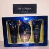 AV Glamour Passionate perfume gift set Adrienne Vittadino 3 piece in blue box